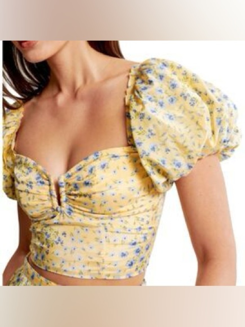 Abercrombie puff sleeve top